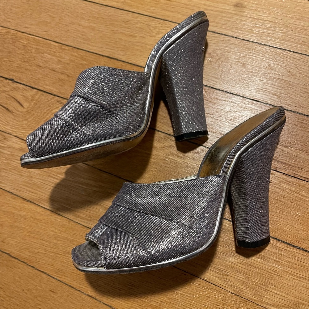 Silver Michael Kors Heels